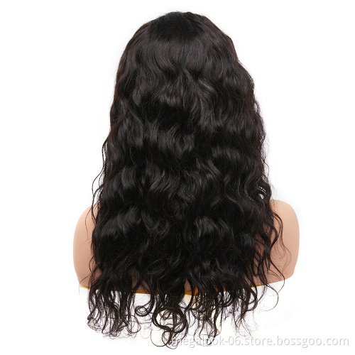 Megalook Hair Discounts Wholesale Cheap 100% Raw Remy Virgin Peruvian Human Hair Natural Wave Lace Wig For Sale